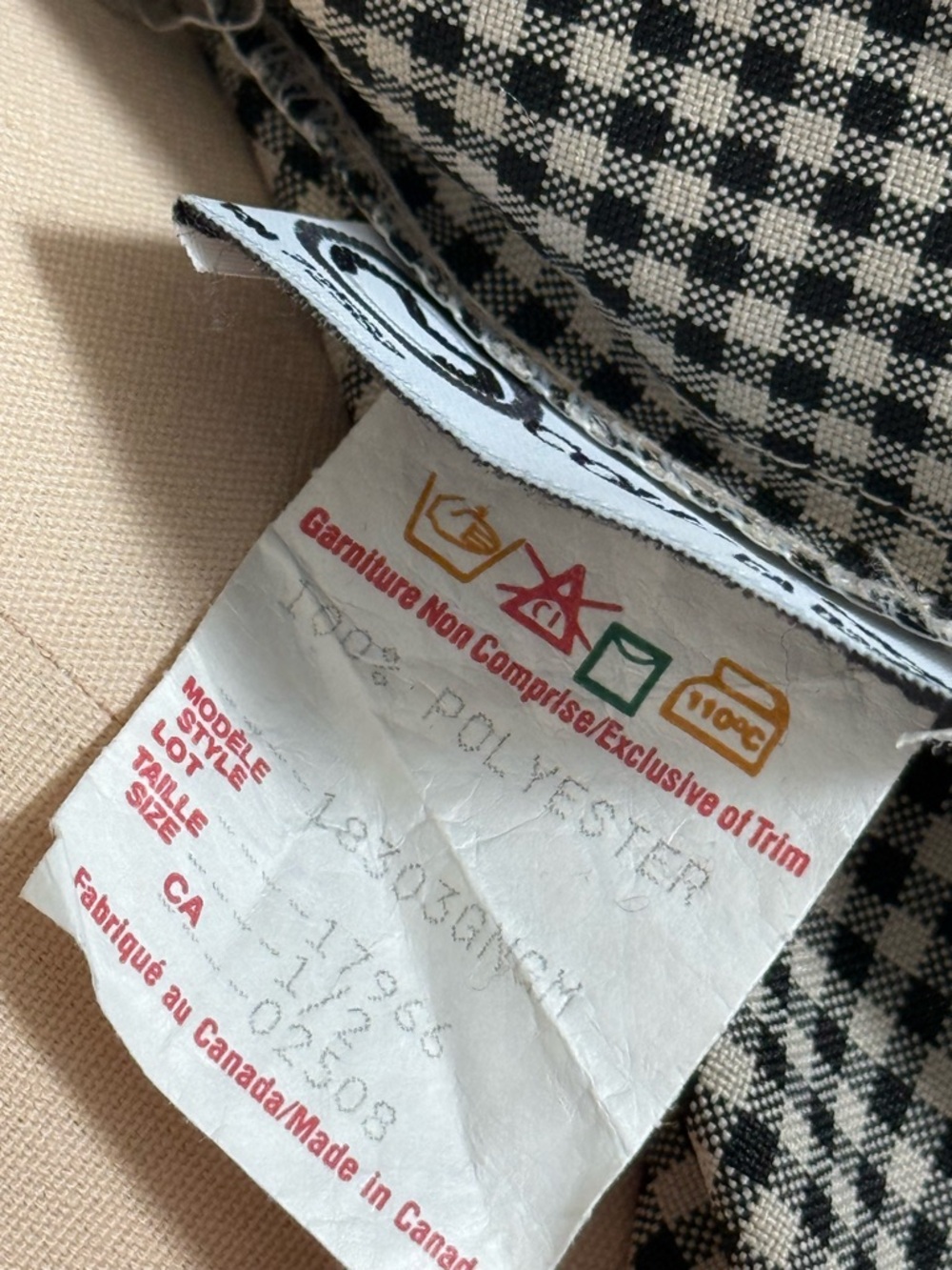 Vintage Checkered Gingham Skirt - Picture 11 of 15